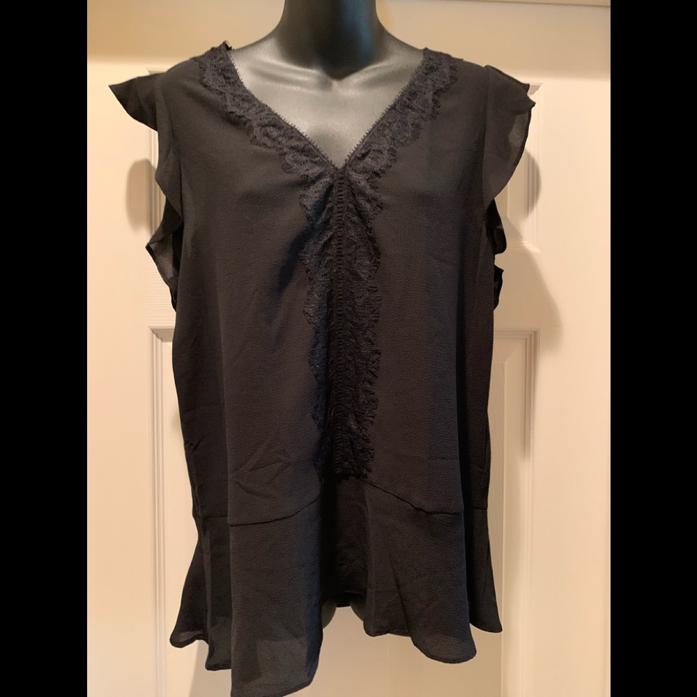 MICHAEL Michael Kors Sleeveless V-neck Blouse